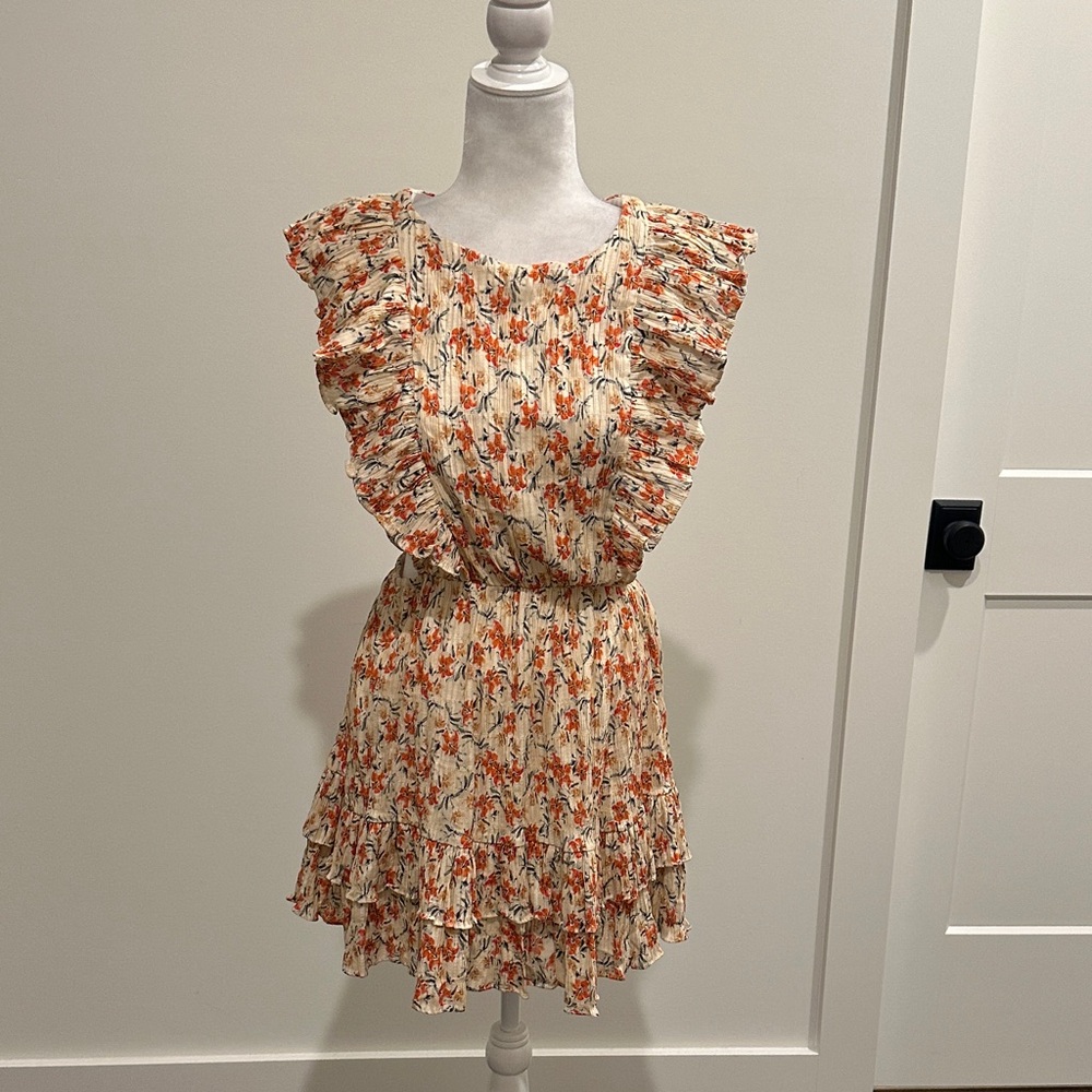 NWT Mink Pink floral print mini dress Sz M